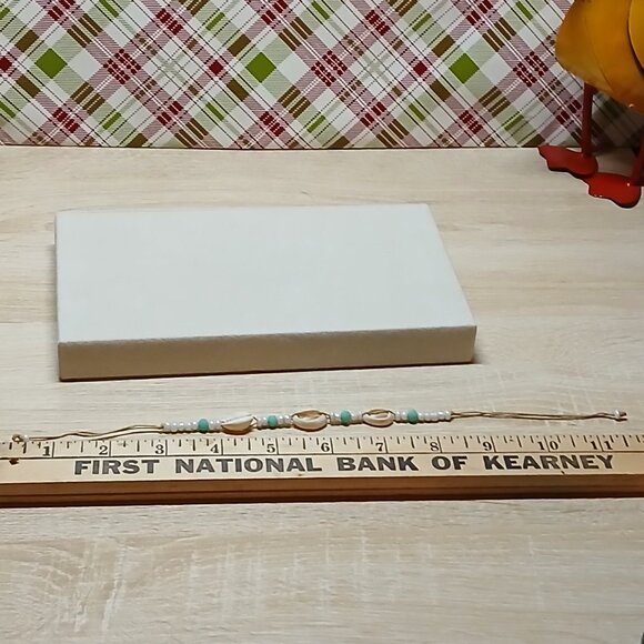 Handmade Seashell Beaded Beachy Anklet Bracelet Fashion Jewelry #52 - Picture 2 of 6